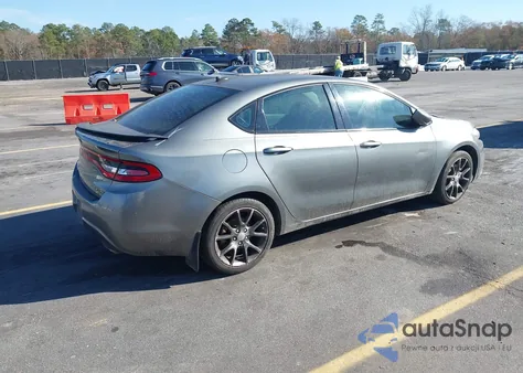 2013 Dodge Dart Rallye из США, поврежденный, VIN 1C3CDFBA3DD104155